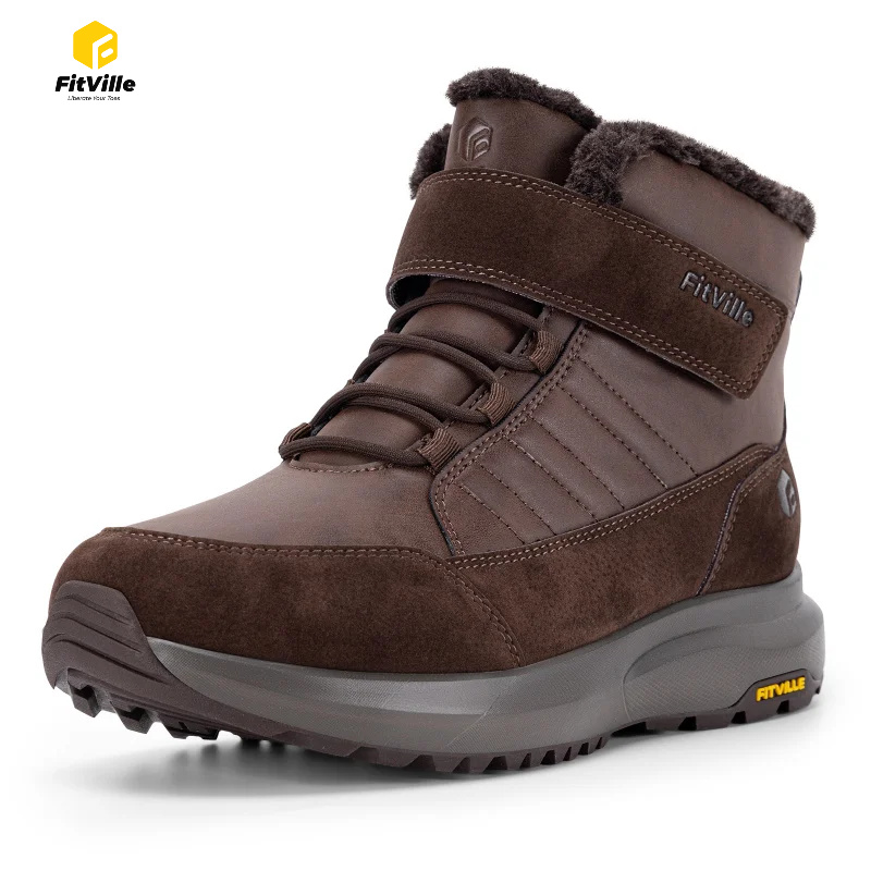 FitVille Mens Winter Boots Wid - Men'S Shoes Water Resistant review and price