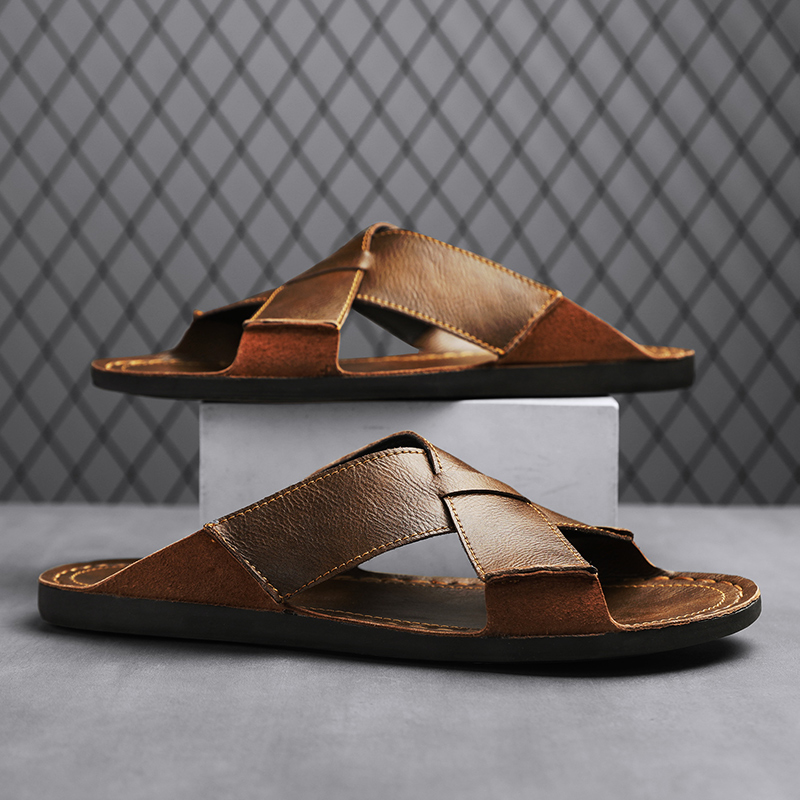 Fashion Genuine Leather Men Sl - Men'S Shoes Hey Dude review and price